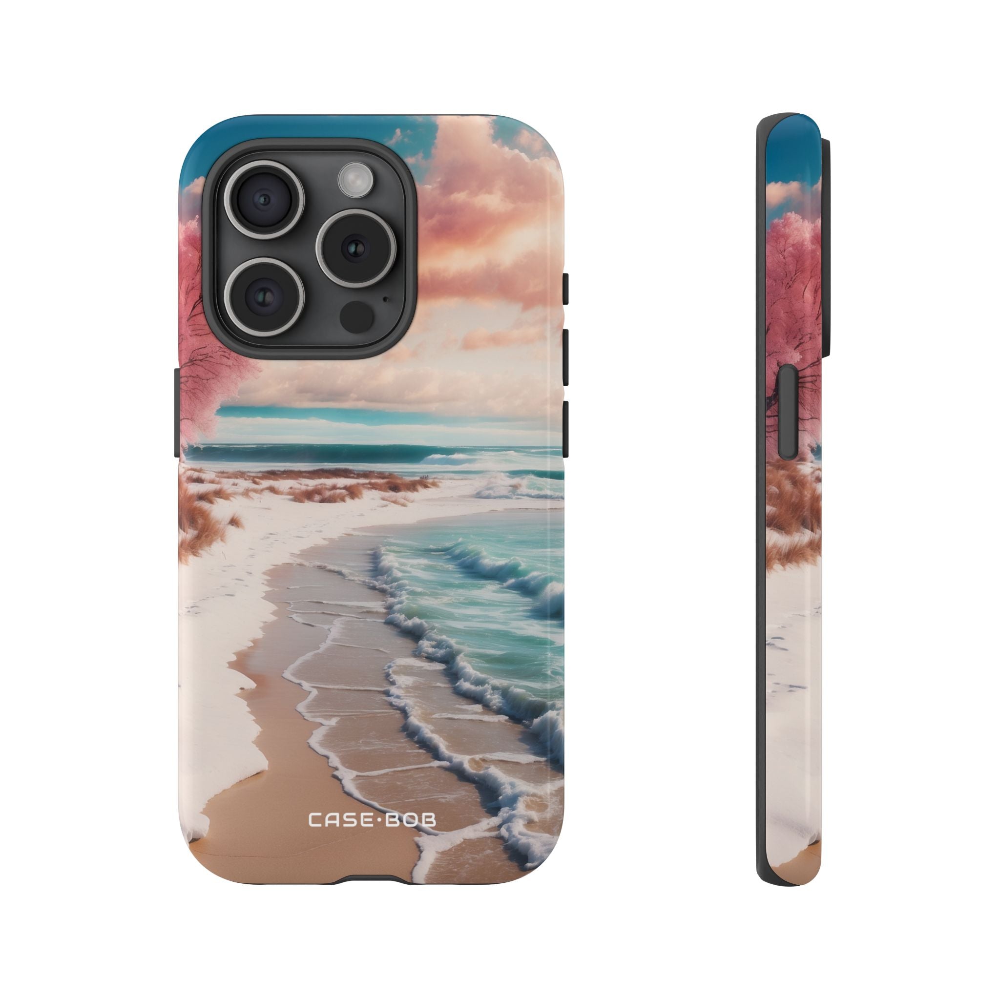 Pink Tree Breeze iPhone 15 Pro Case - Tough