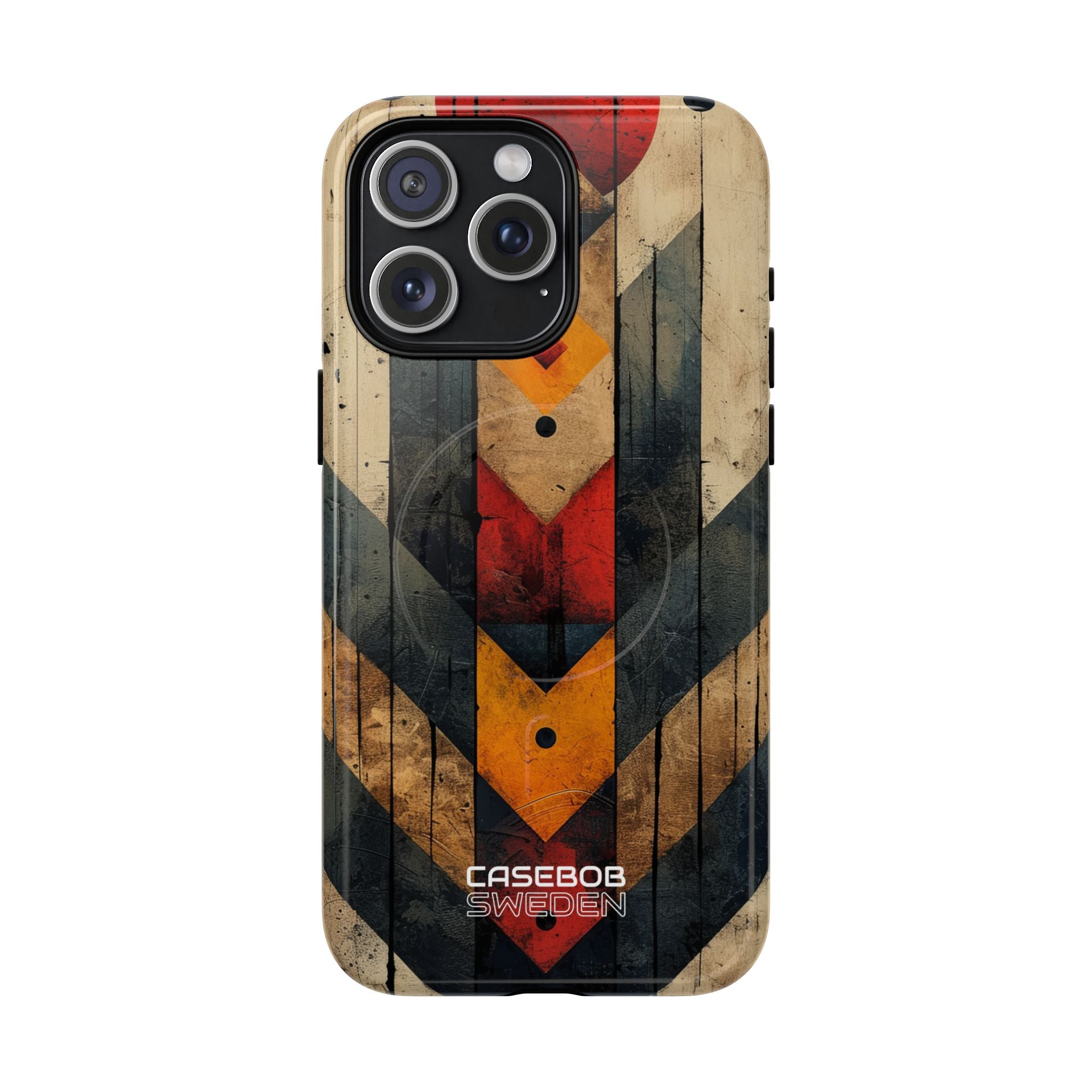 Geometric Fire Rise iPhone 15 - Tough+