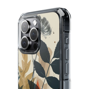 Botanical Serenity - Phone Case for iPhone (Clear Impact - Magnetic)