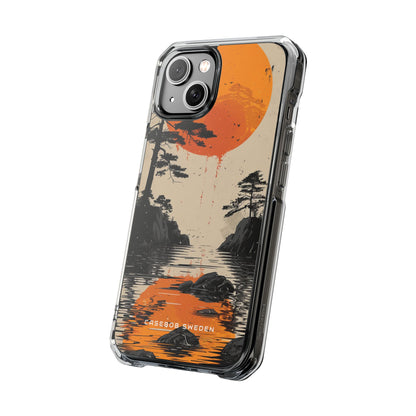 Zen Serenity Sunscape iPhone 14 - Clear Impact Phone Case