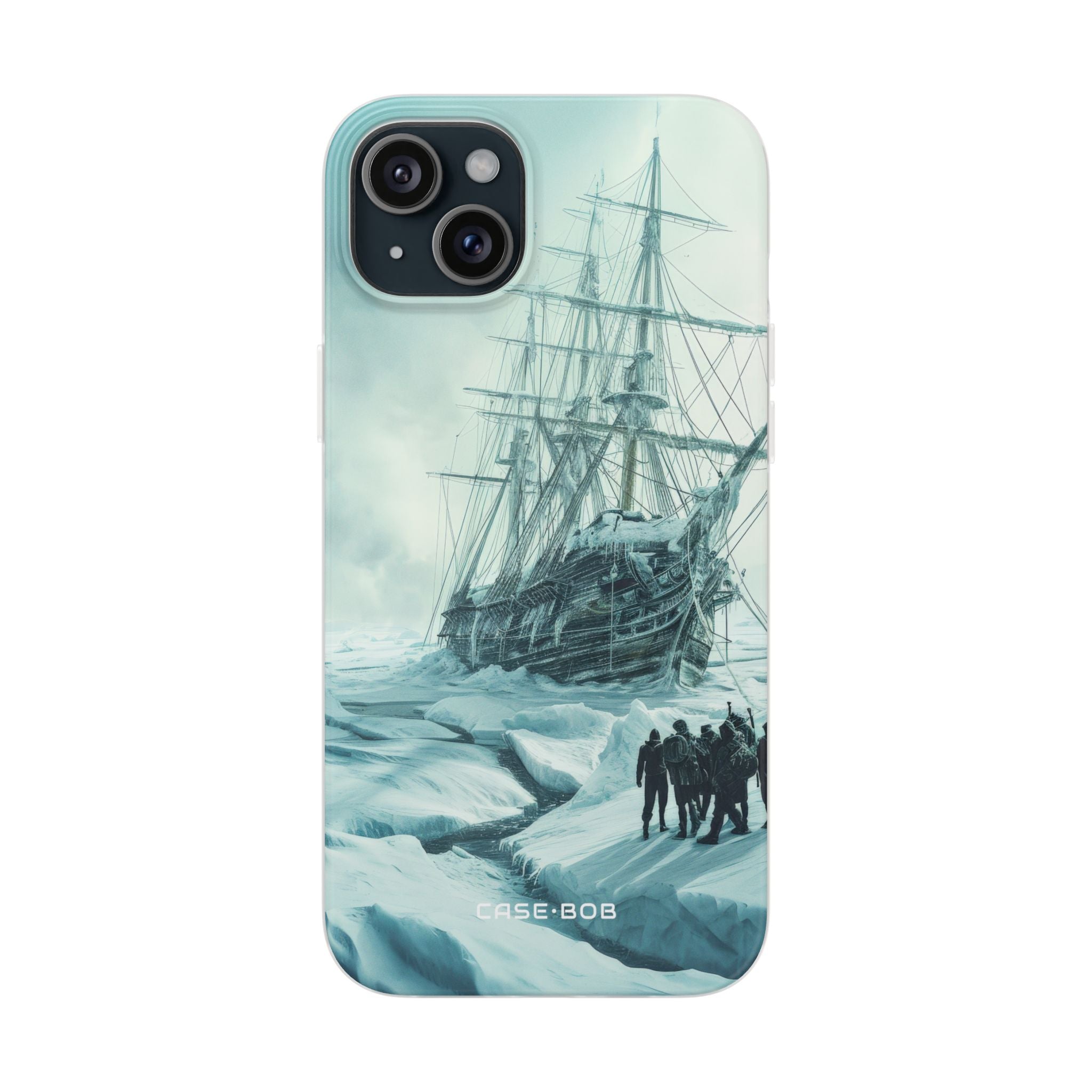 Icebound Ship iPhone 15 Plus Case - Soft