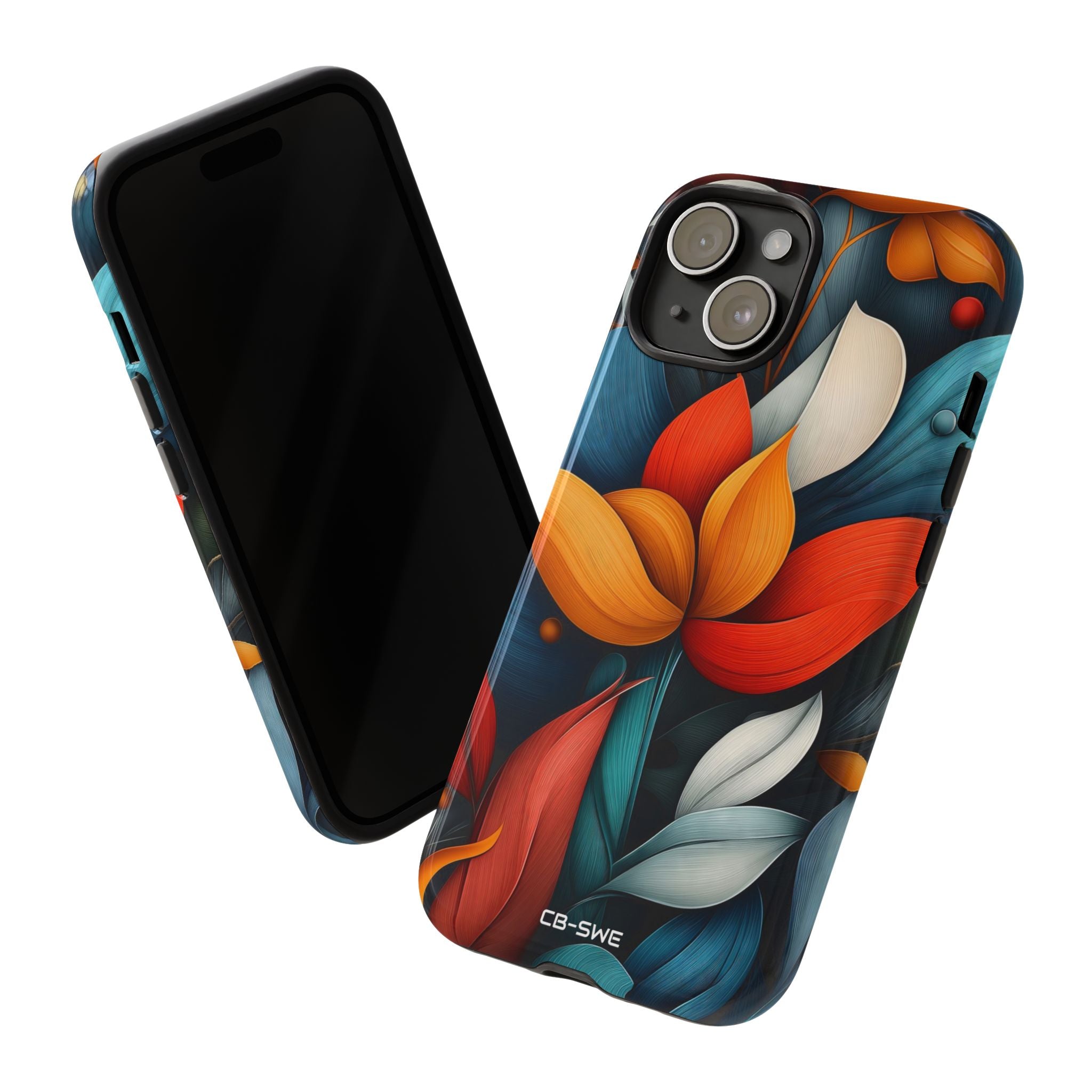 Vibrant Floral Harmony - iPhone Case