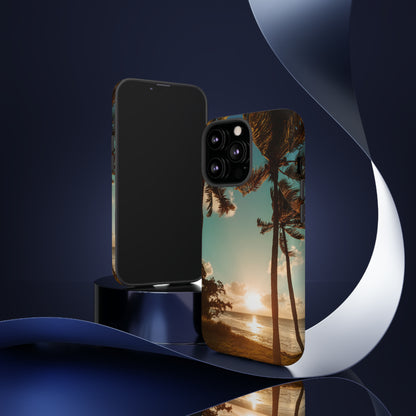 Sundown Palmtrees - Protective Phone Case