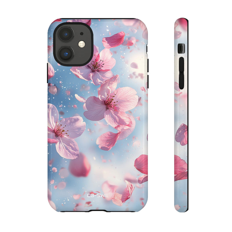 Cherry Blossoms Dance - iPhone Case