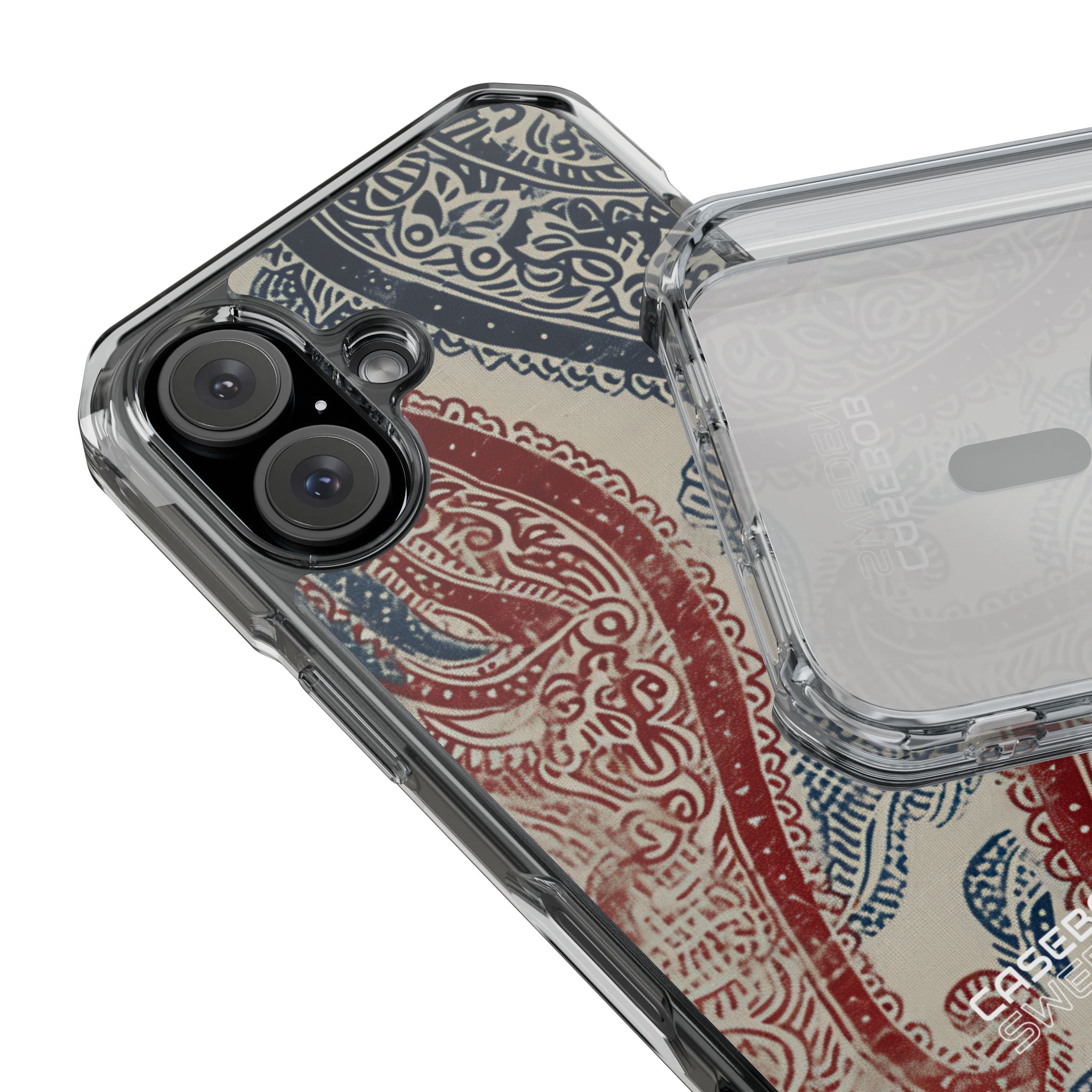 Ornate Paisley Swirl iPhone 16 - Impact Clear+