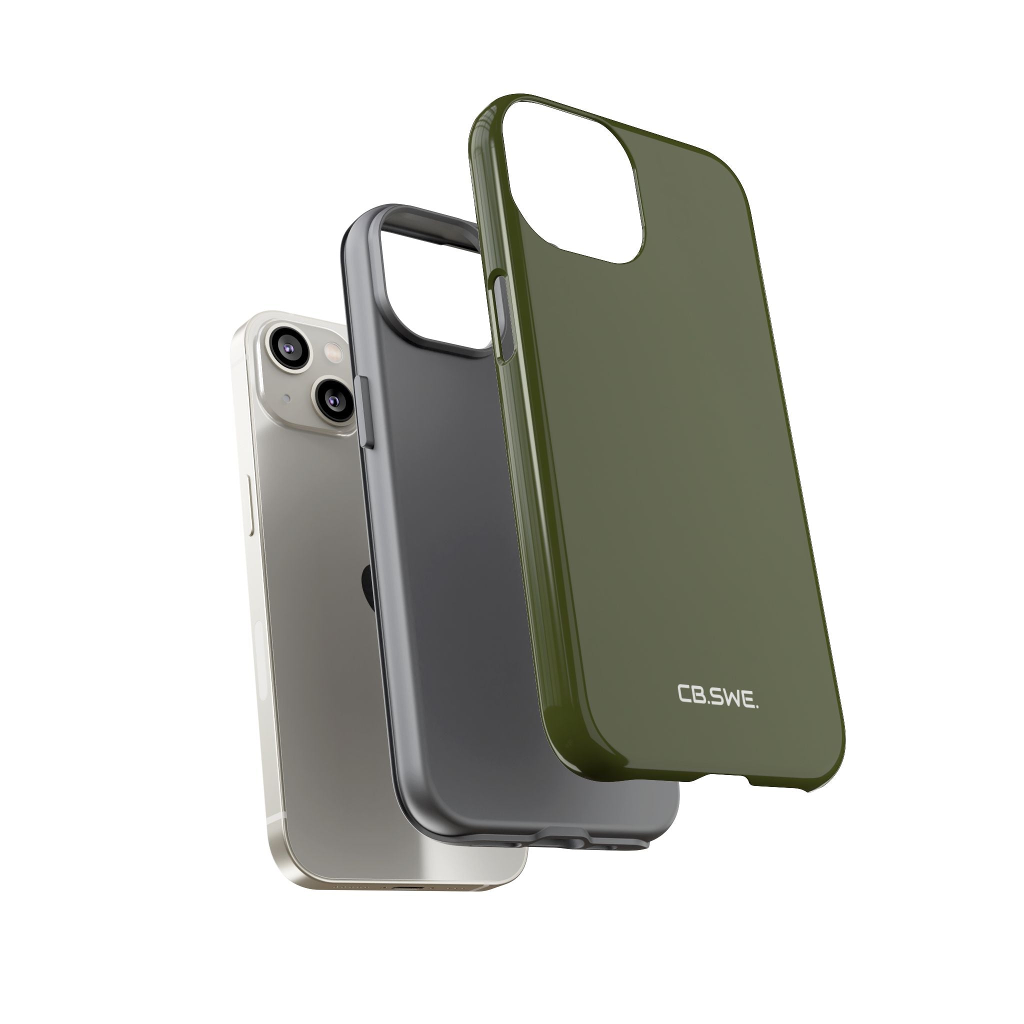 Armeegrüne iPhone-Hülle – Robust