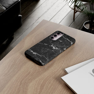 Black Marble - Protective Phone Case