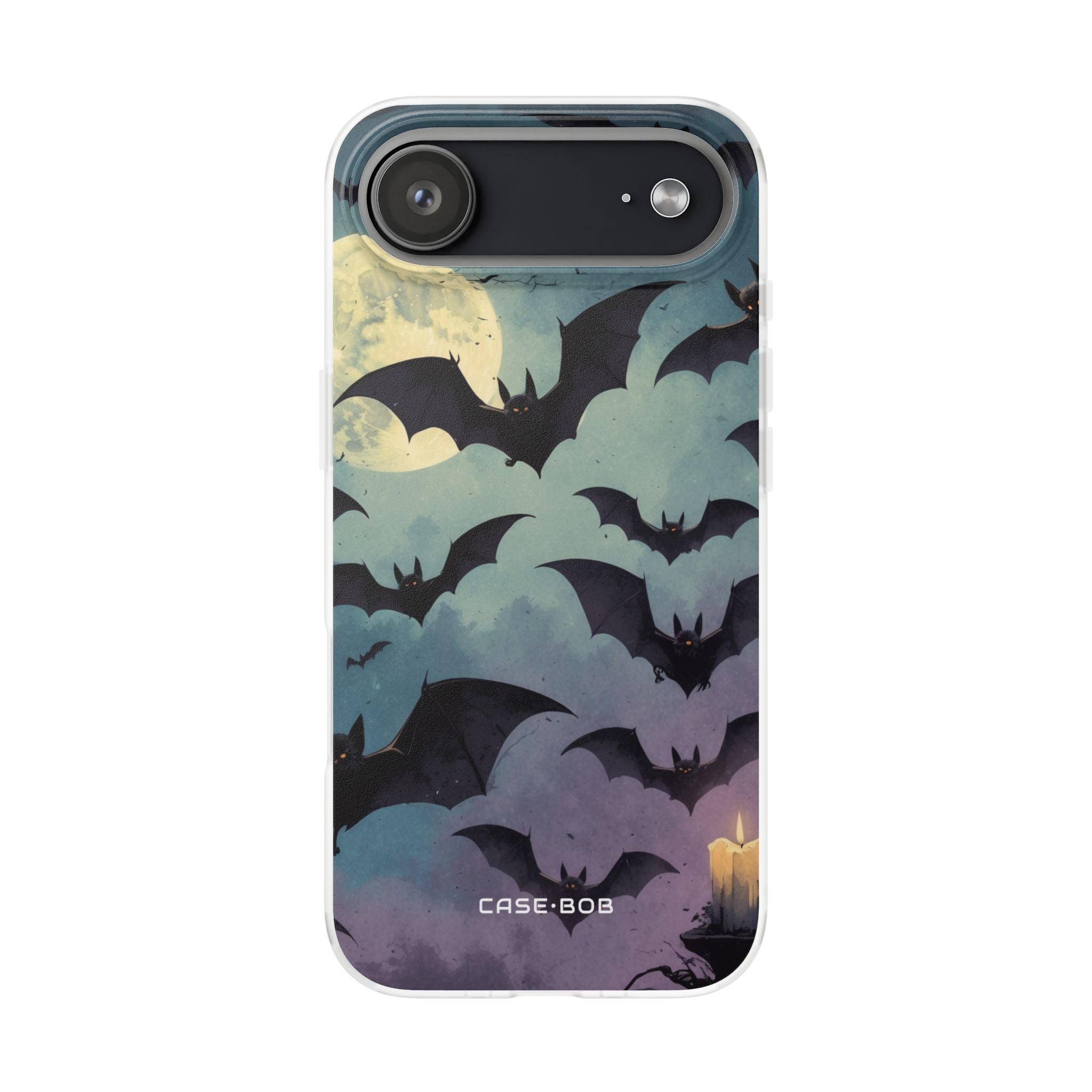 Glowing Bat Swarm iPhone 17 Air Case - Soft