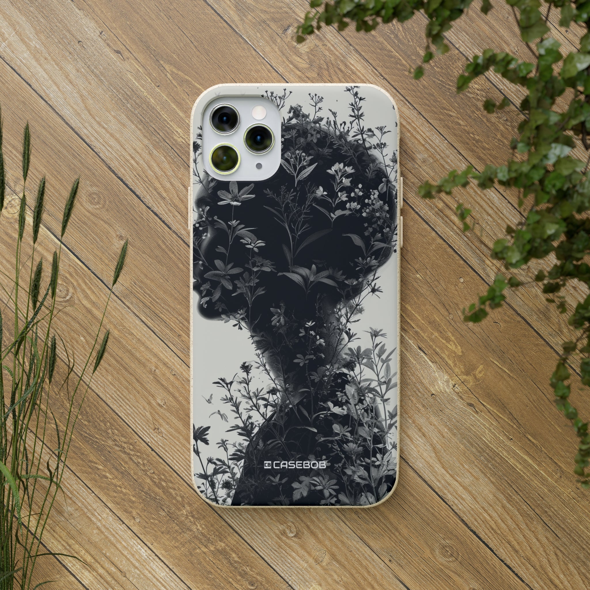 Botanical Silhouette Essence | Biodegradable Phone Case