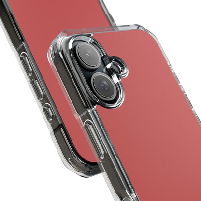 Indian Red iPhone 16 - Clear Impact Phone Case