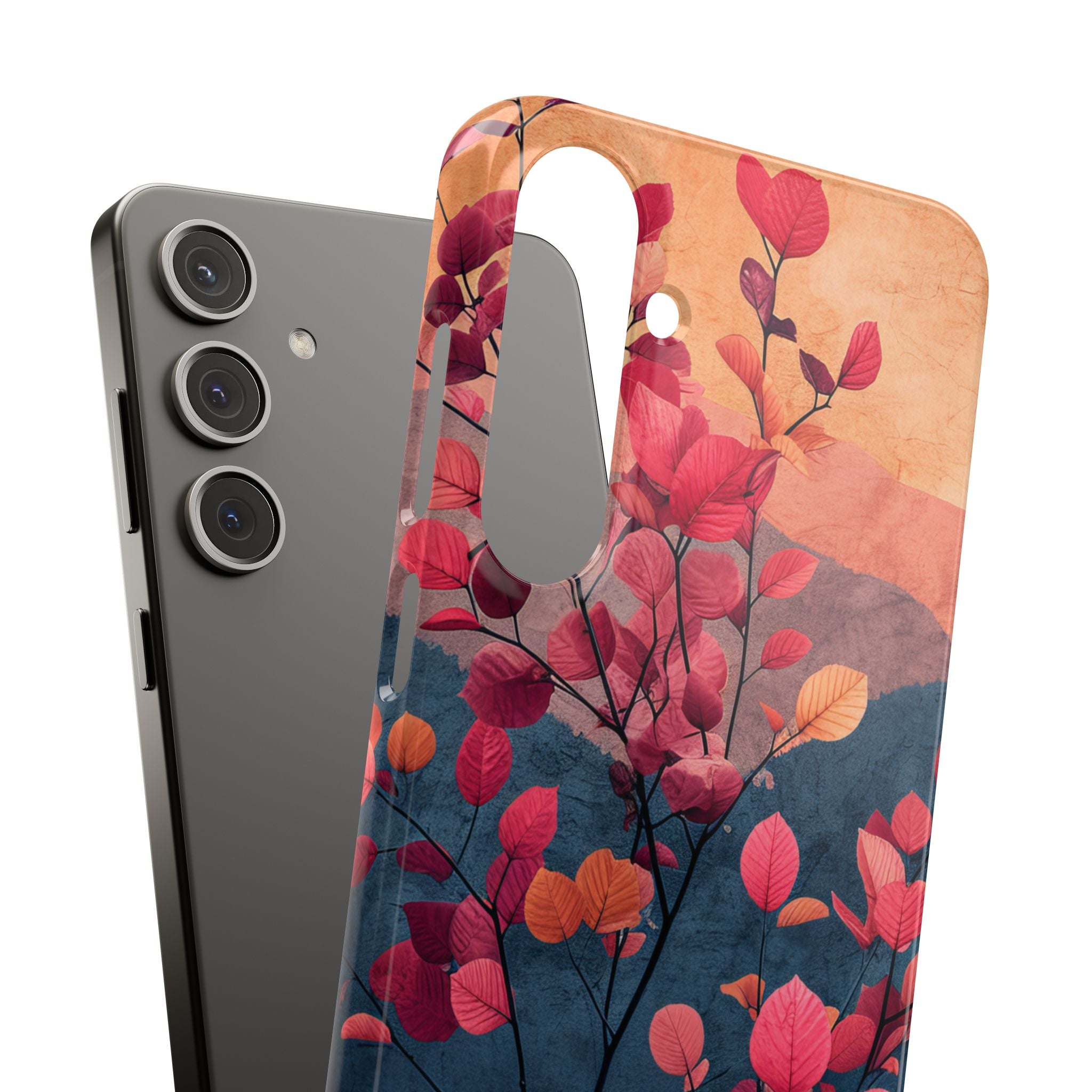 Autumn Tree Harmony - Slim Samsung S24 Phone Case