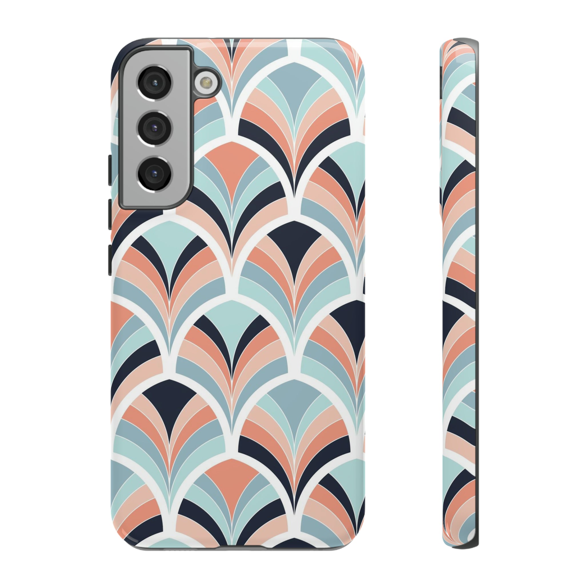 Baby Blue Retro - Protective Phone Case