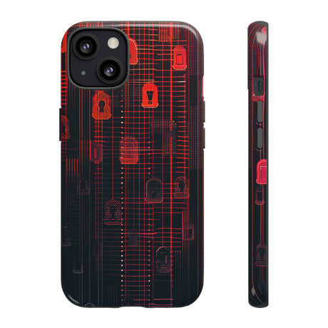 Encryption Aura: Security Gradient - Protective Phone Case