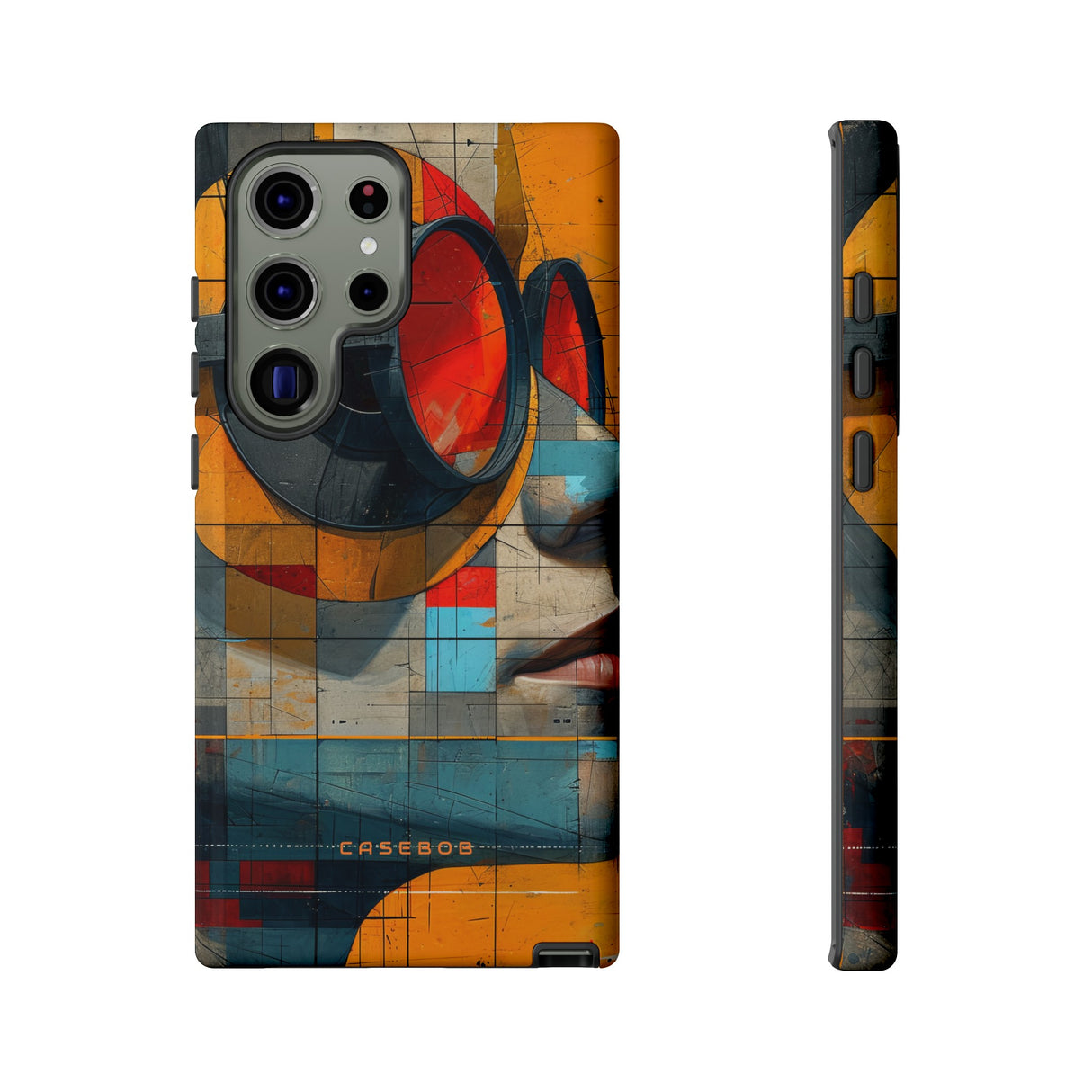 Cartoon Geometry Fusion - Protective Phone Case