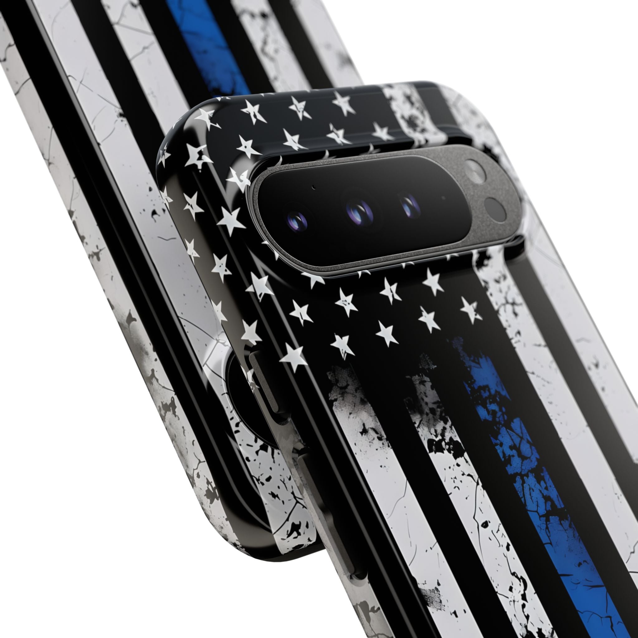 Blue Stripe Flag Google Pixel 9 Pro XL Case - Tough
