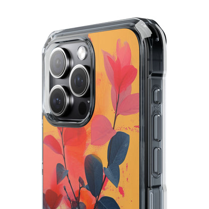 Vivid Floral Harmony iPhone 15 - Clear Impact Phone Case