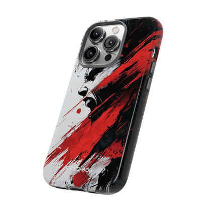 Yelling Profile Burst iPhone 14 Pro Case - Tough