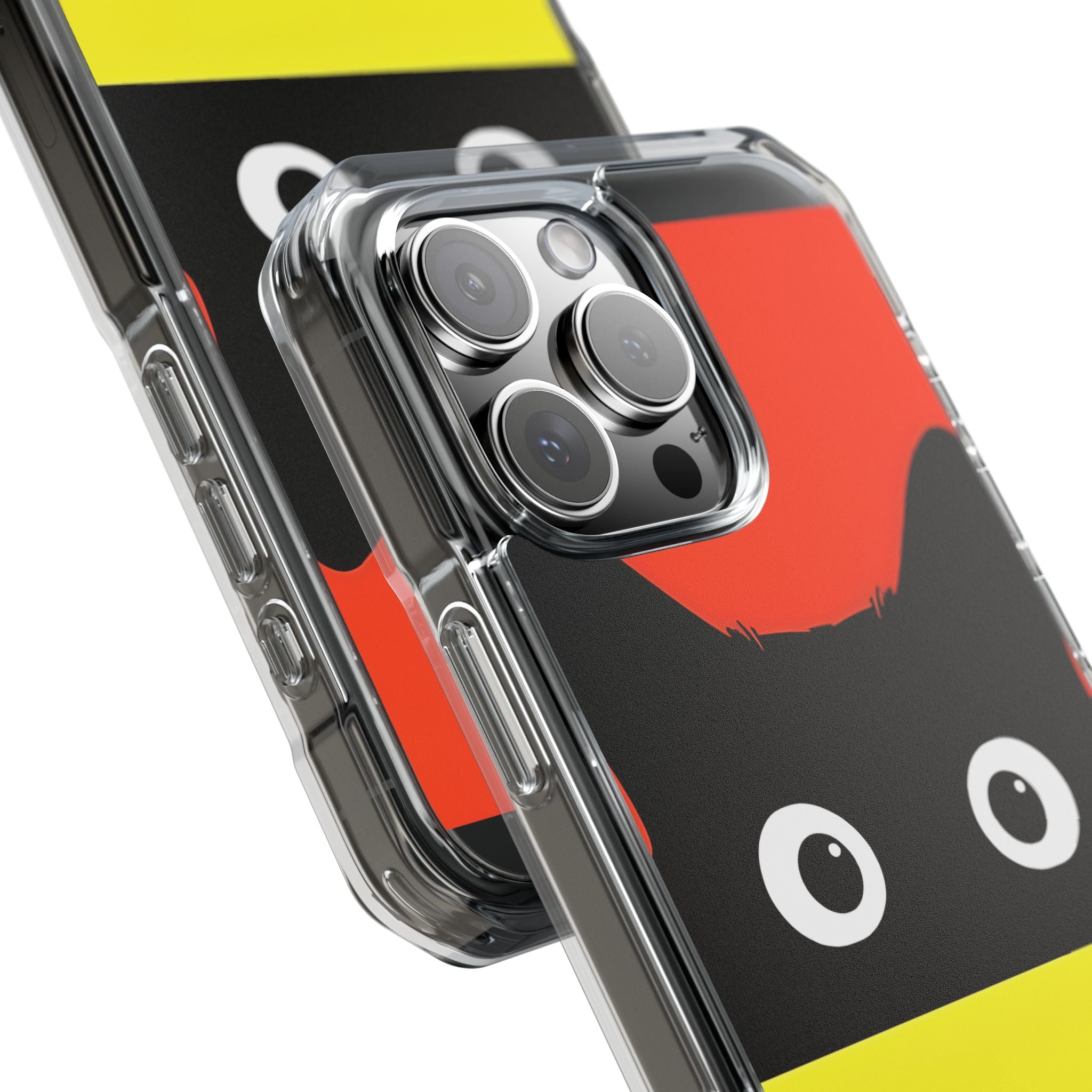 Peekaboo Cat Crimson iPhone 16 Pro Max Case - Impact