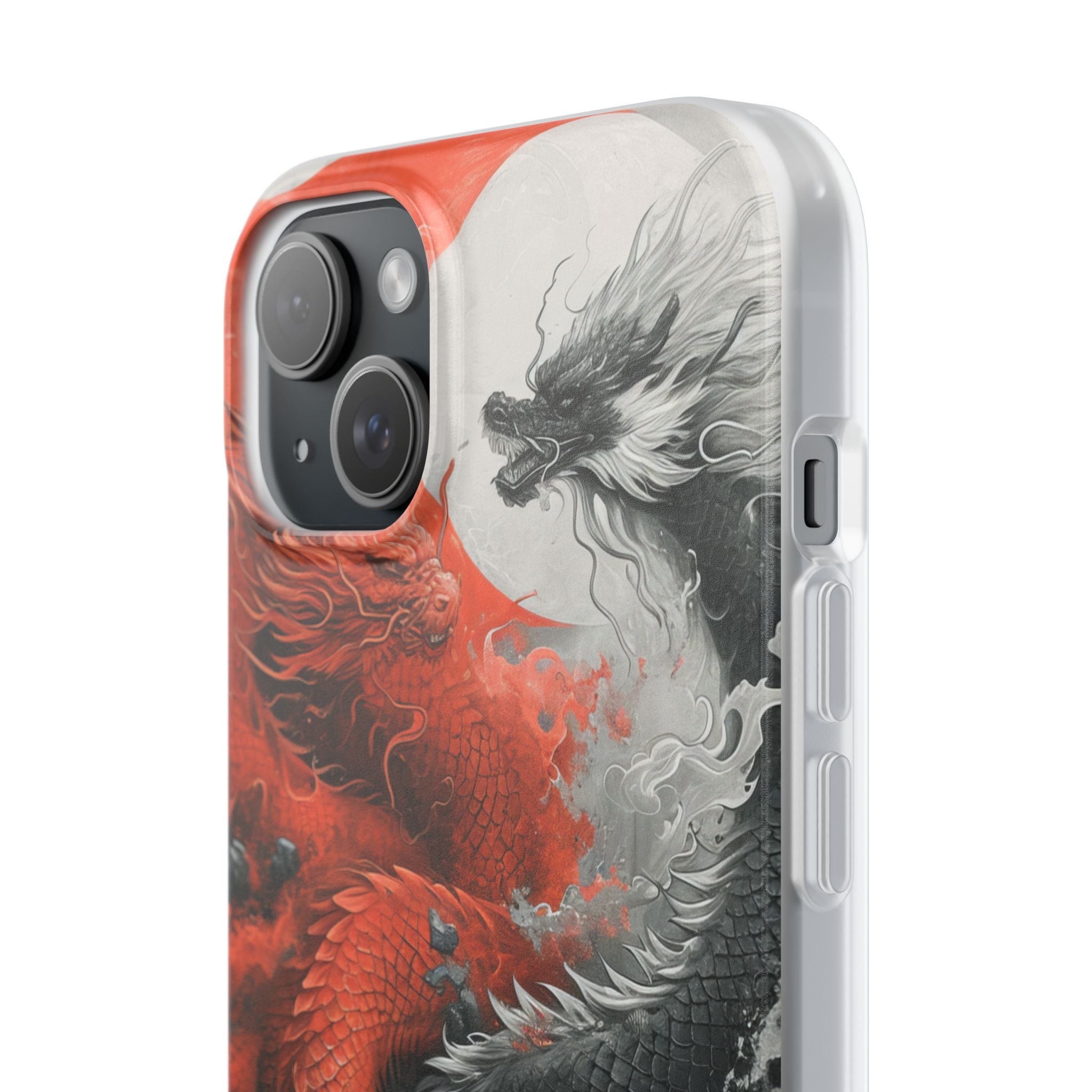 Zen Dragon Harmony iPhone 15 - Flexi Phone Case