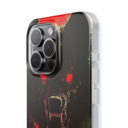 Bloodmoon Wolf's Lament iPhone 15 - Flexi Phone Case