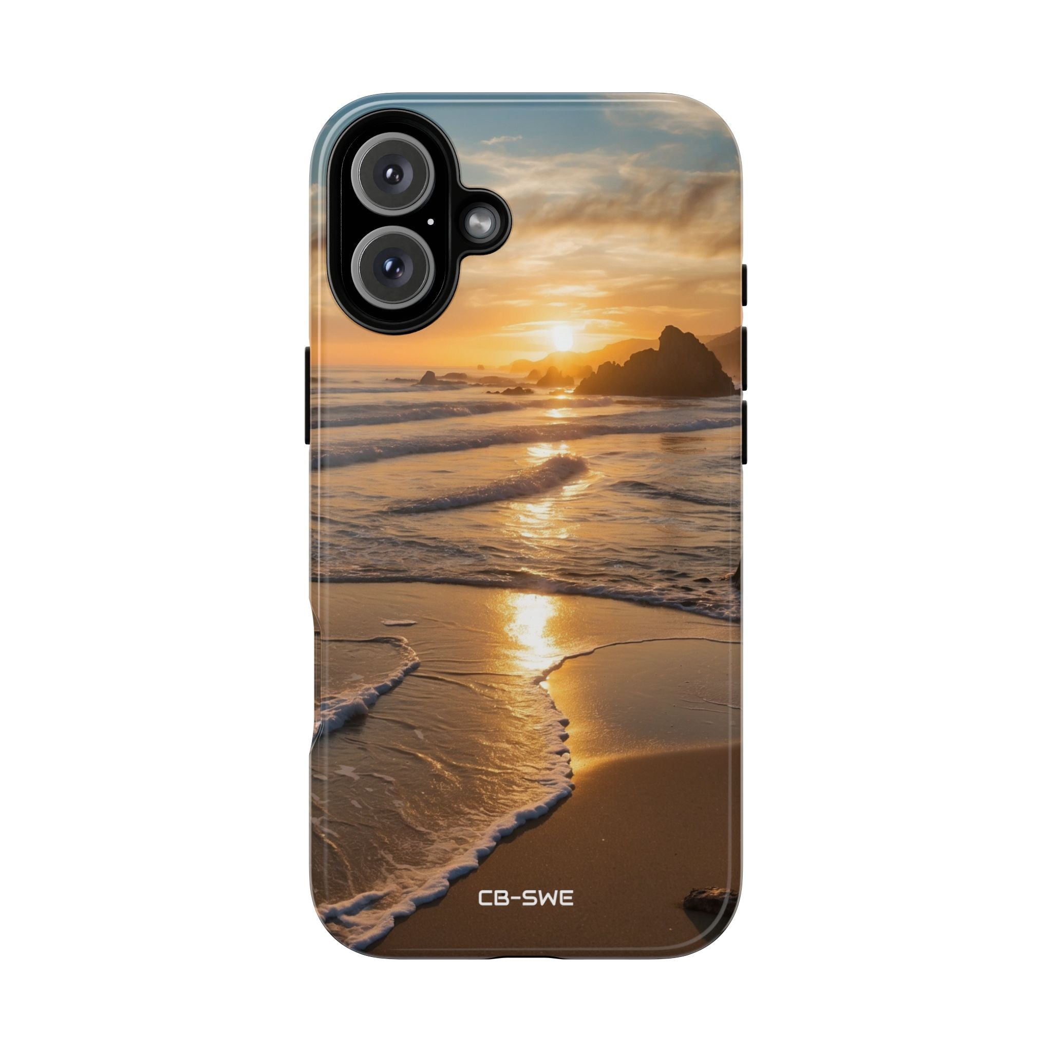 Waves Embrace Shore - iPhone Case