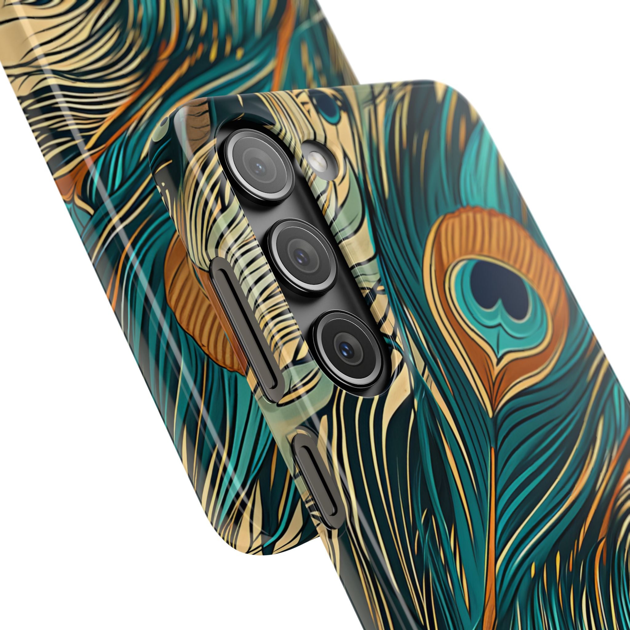 Art Nouveau Peacock Elegance Samsung S23 - Slim Phone Case