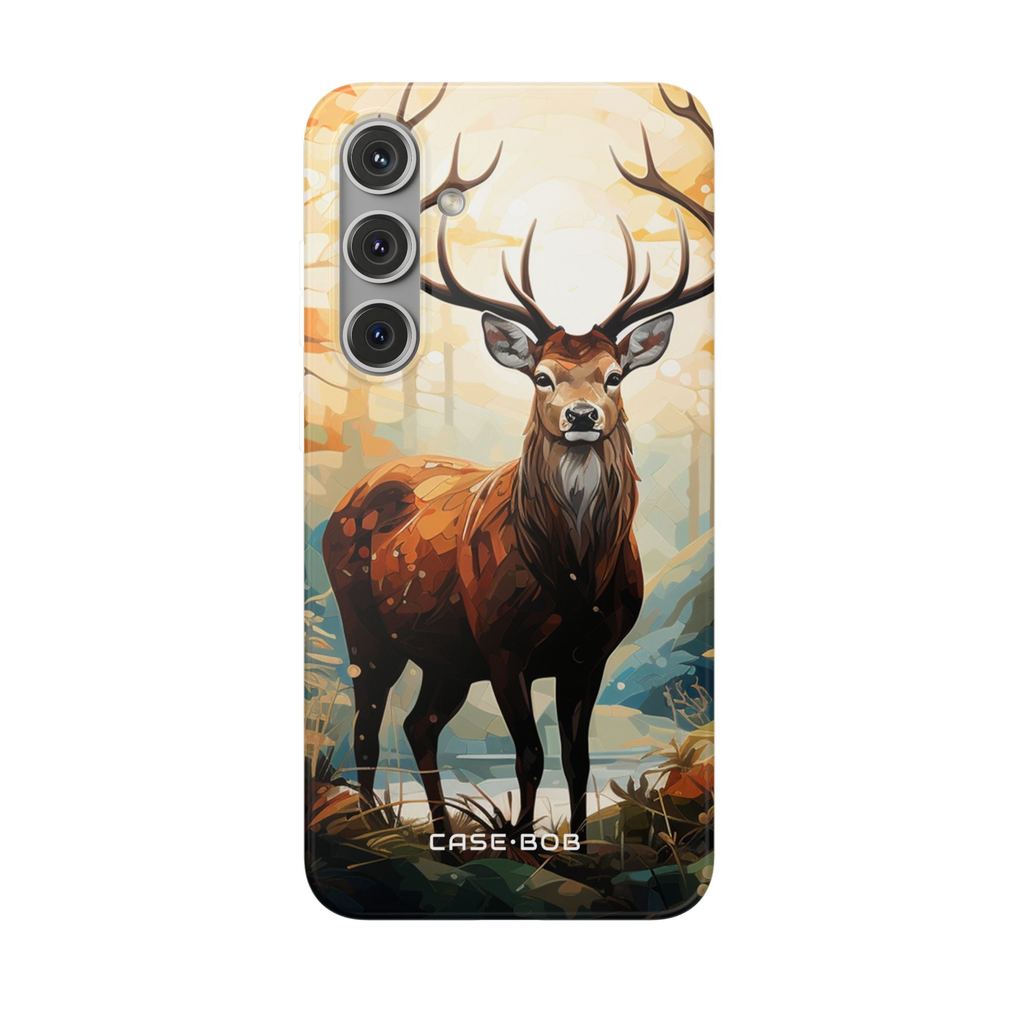 Glowing Stag Samsung S24 Plus Case - Soft