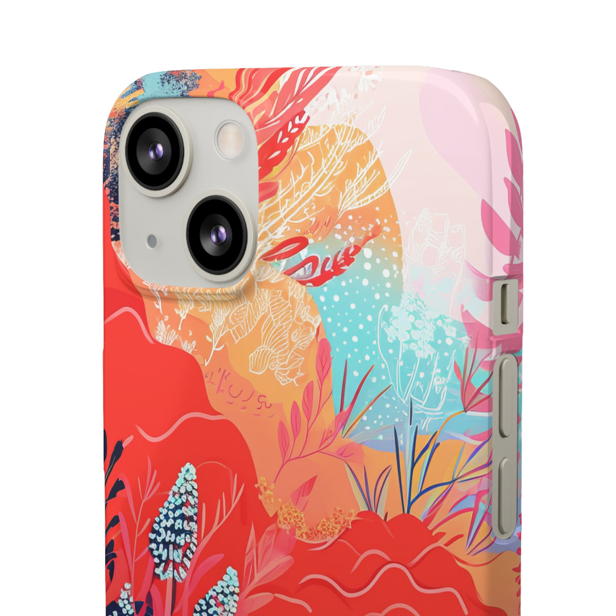 Living Coral Design | Handyhülle für iPhone (Slim Case)