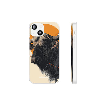 Majestic Buffalo Sun | Flexible Phone Case for iPhone