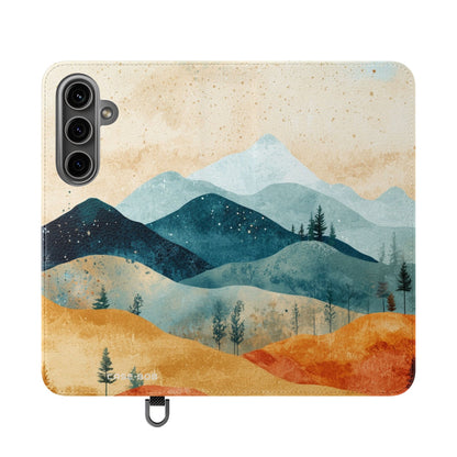 Blue Ridge Moon - Samsung S24 Plus Case - Wallet