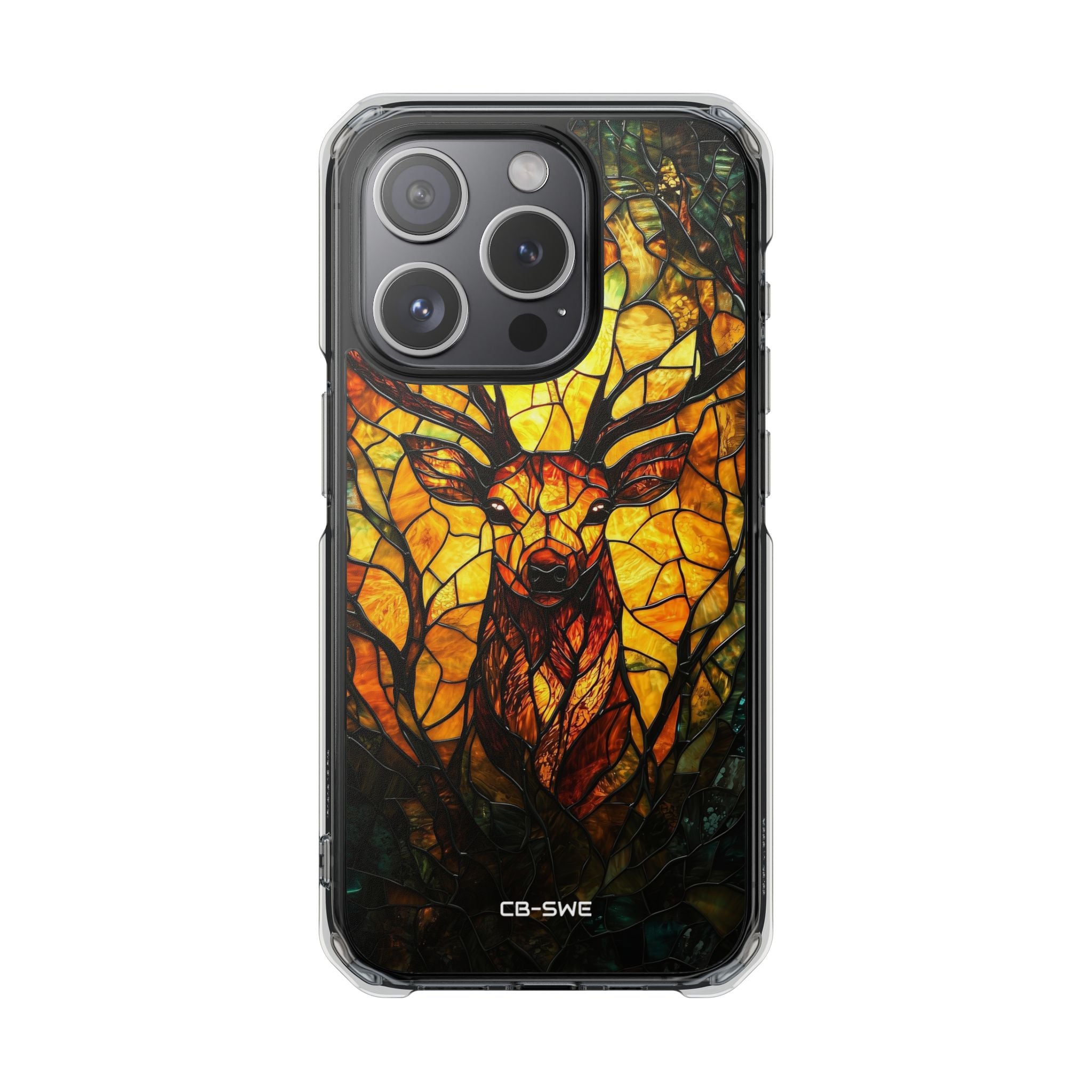 Glowing Stag Emerges iPhone Case - Impact