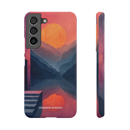 Surreal Sunset Landscape - Slim Samsung S22 Phone Case