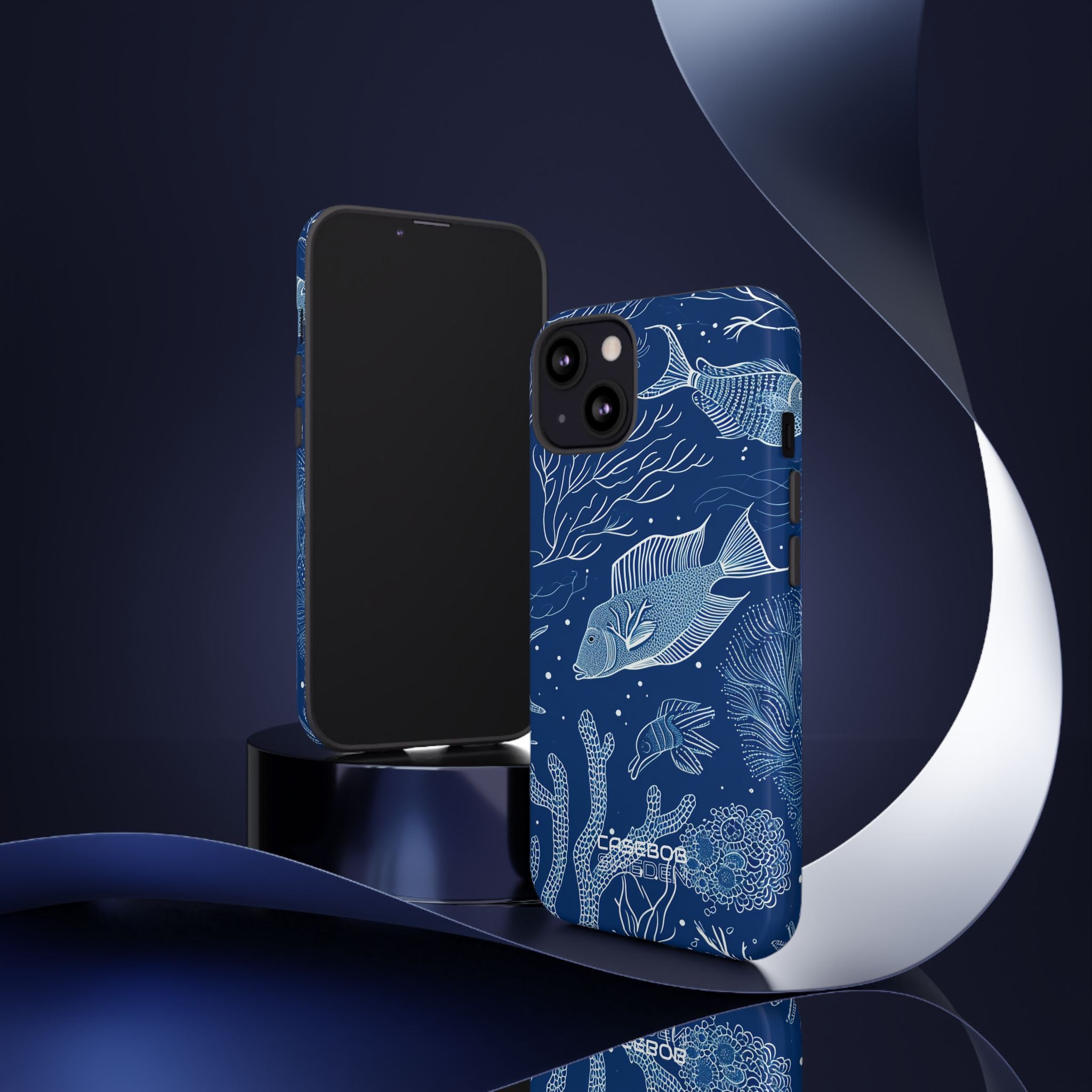 Blue Coral Garden iPhone 13 - Tough