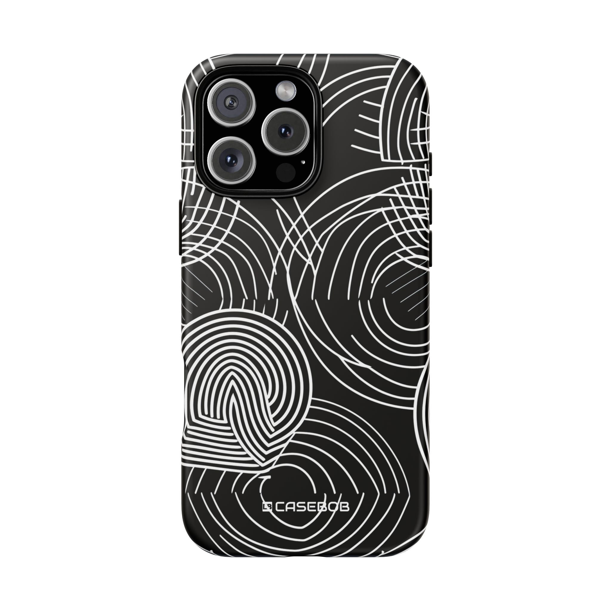 Ethereal Black and White Labyrinth - for iPhone 16