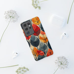 Scandinavian Leafy Serenity - Protective Phone Case