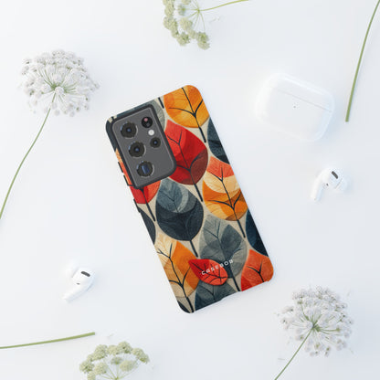 Scandinavian Leafy Serenity - Protective Phone Case