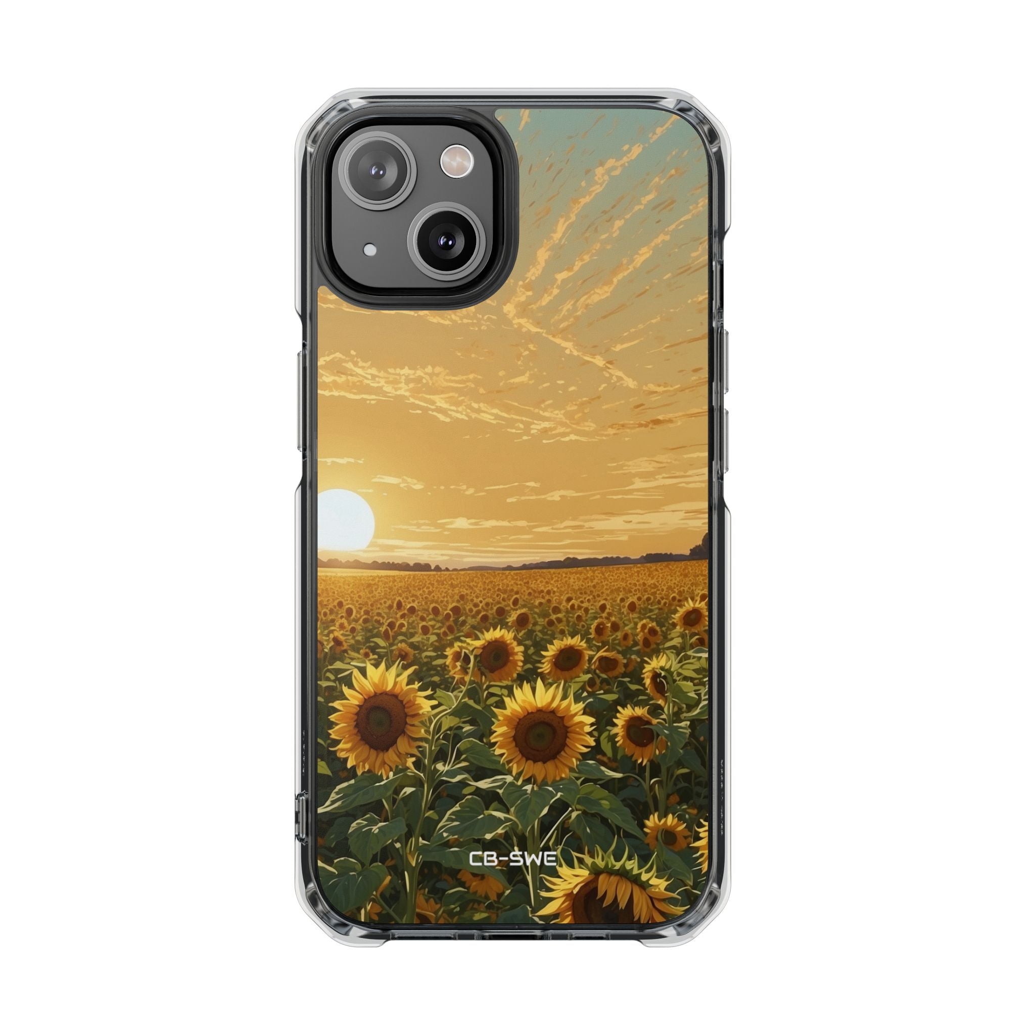 Sunflowers Embrace Sunset iPhone Case - Impact