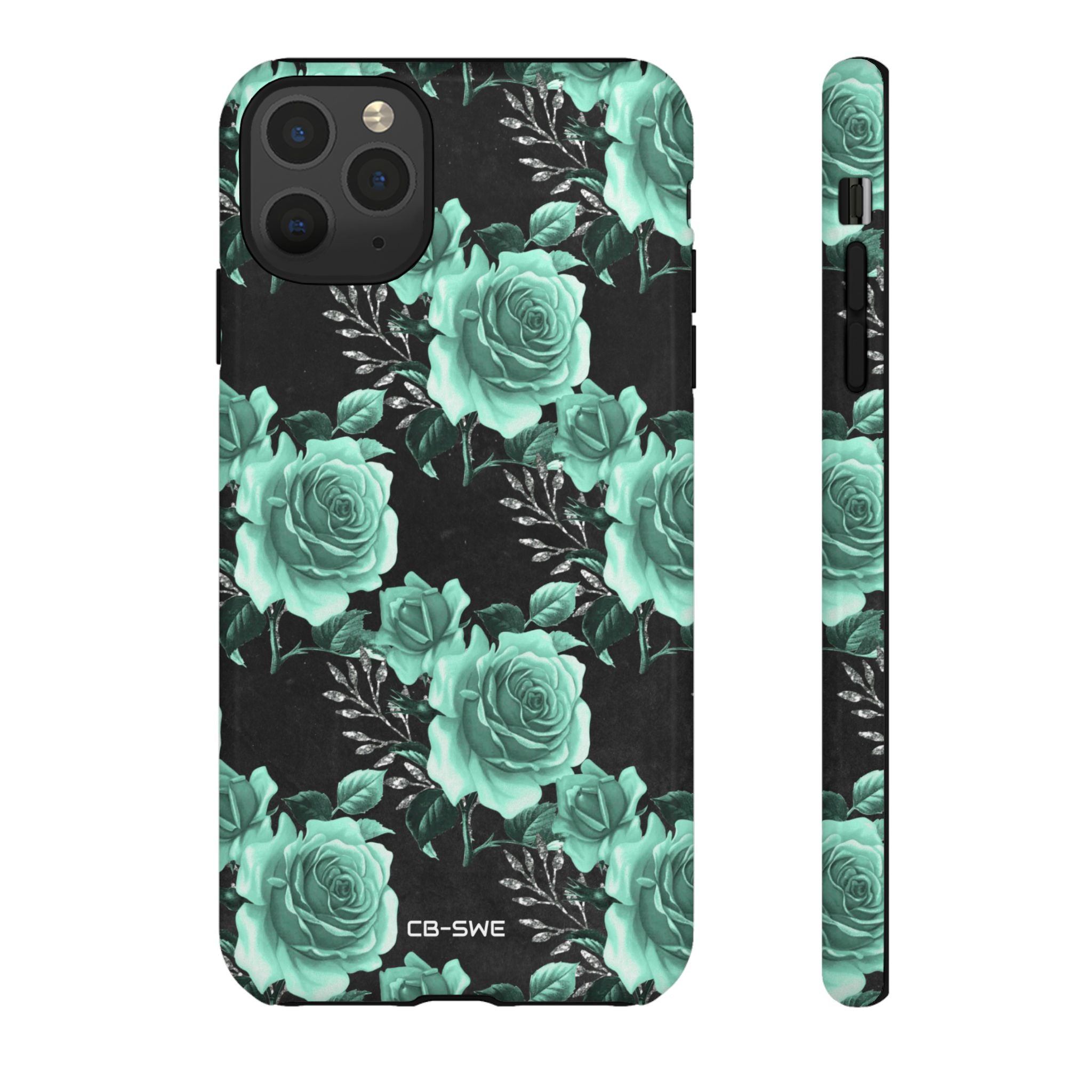 Turquoise Rose Symphony - iPhone Case