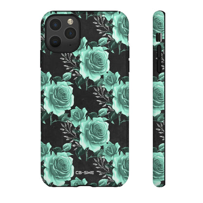 Turquoise Rose Symphony - iPhone Case