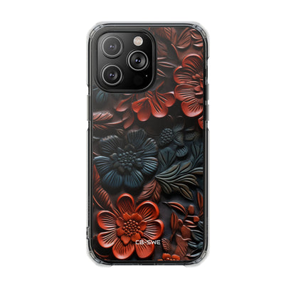 Sculpted Floral Elegance iPhone Case - Impact
