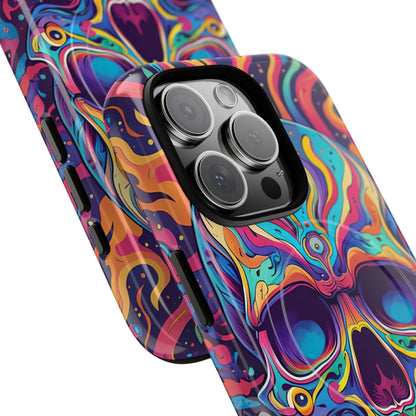 Flaming Skull iPhone 16 Pro Case - Tough+