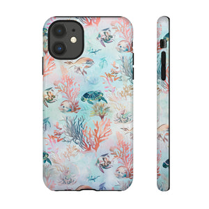 Pastel Underwater Serenade - Protective Phone Case