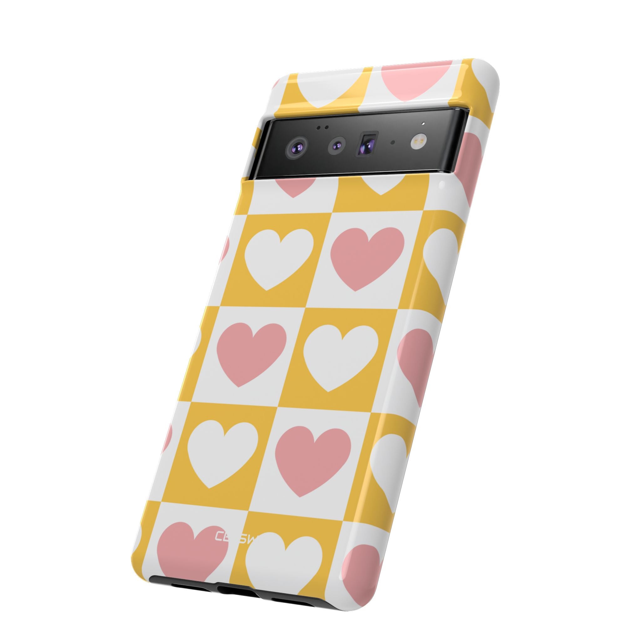 Heart Grid Harmony - Google Pixel Case