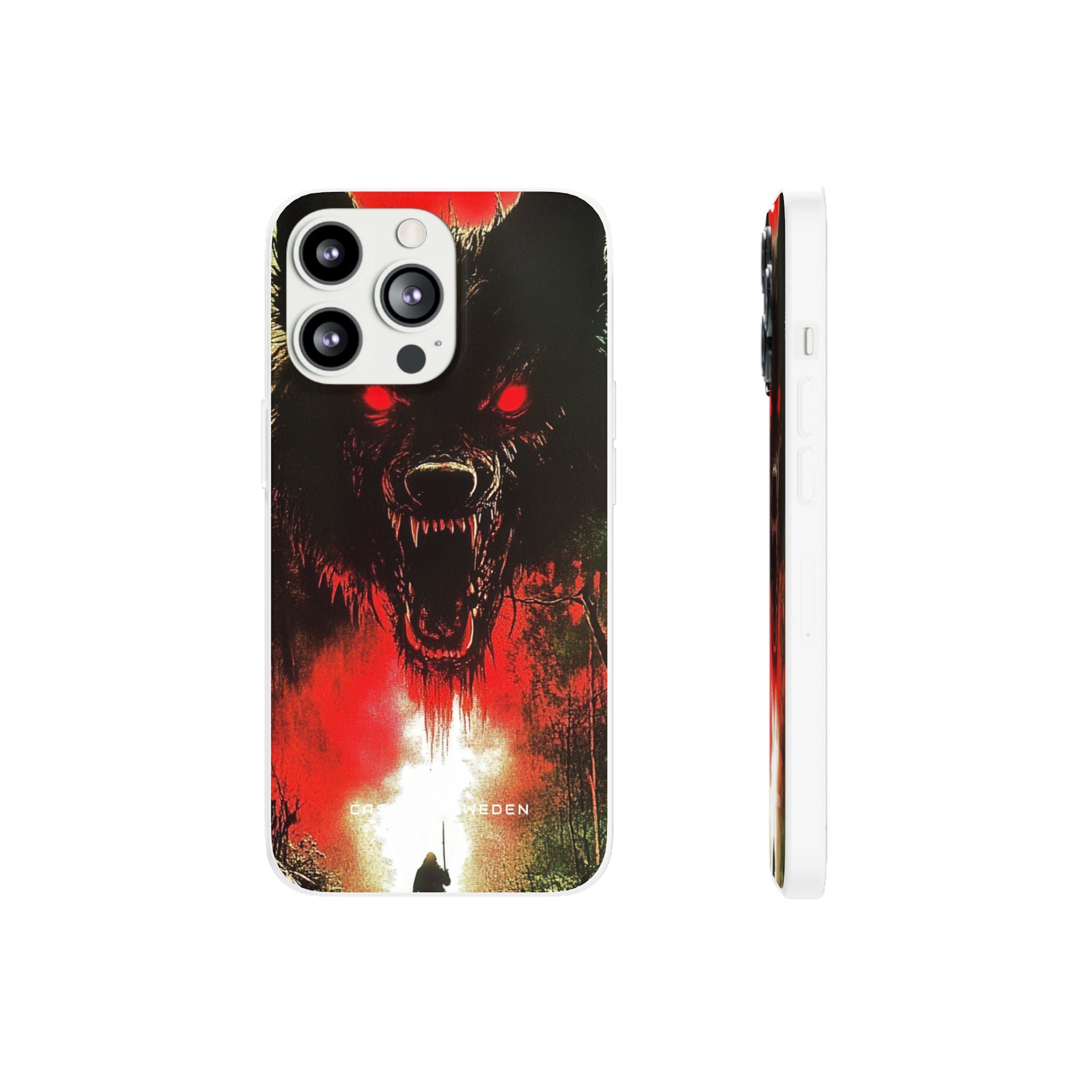 Bloodmoon Wolf's Lament iPhone 13 - Flexi Phone Case