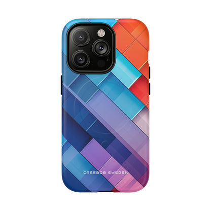 Vibrant GeoFlow iPhone 14 | Tough+ Phone Case