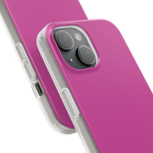 Hot Magenta | Handyhülle für iPhone (Flexible Hülle)