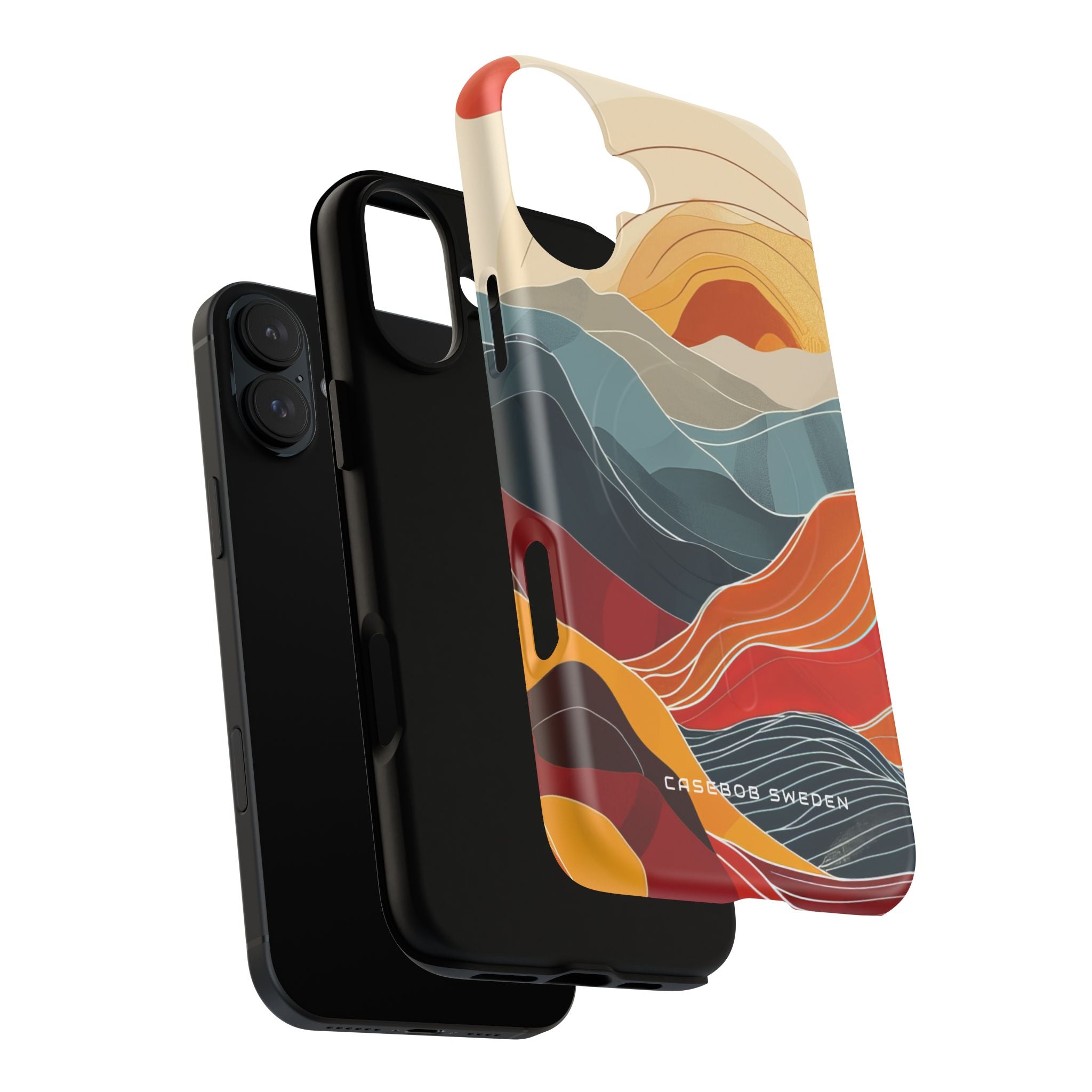 Harmonic Flow of Lines and Color iPhone 16  Tough+ Phone Case