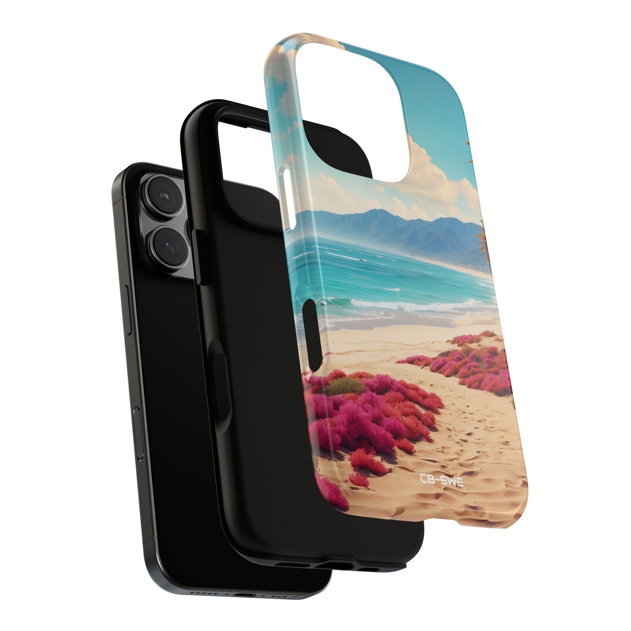 Footprints Trace Sand - iPhone Case