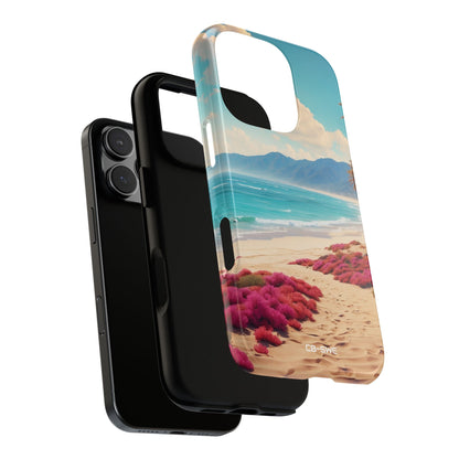 Footprints Trace Sand - iPhone Case