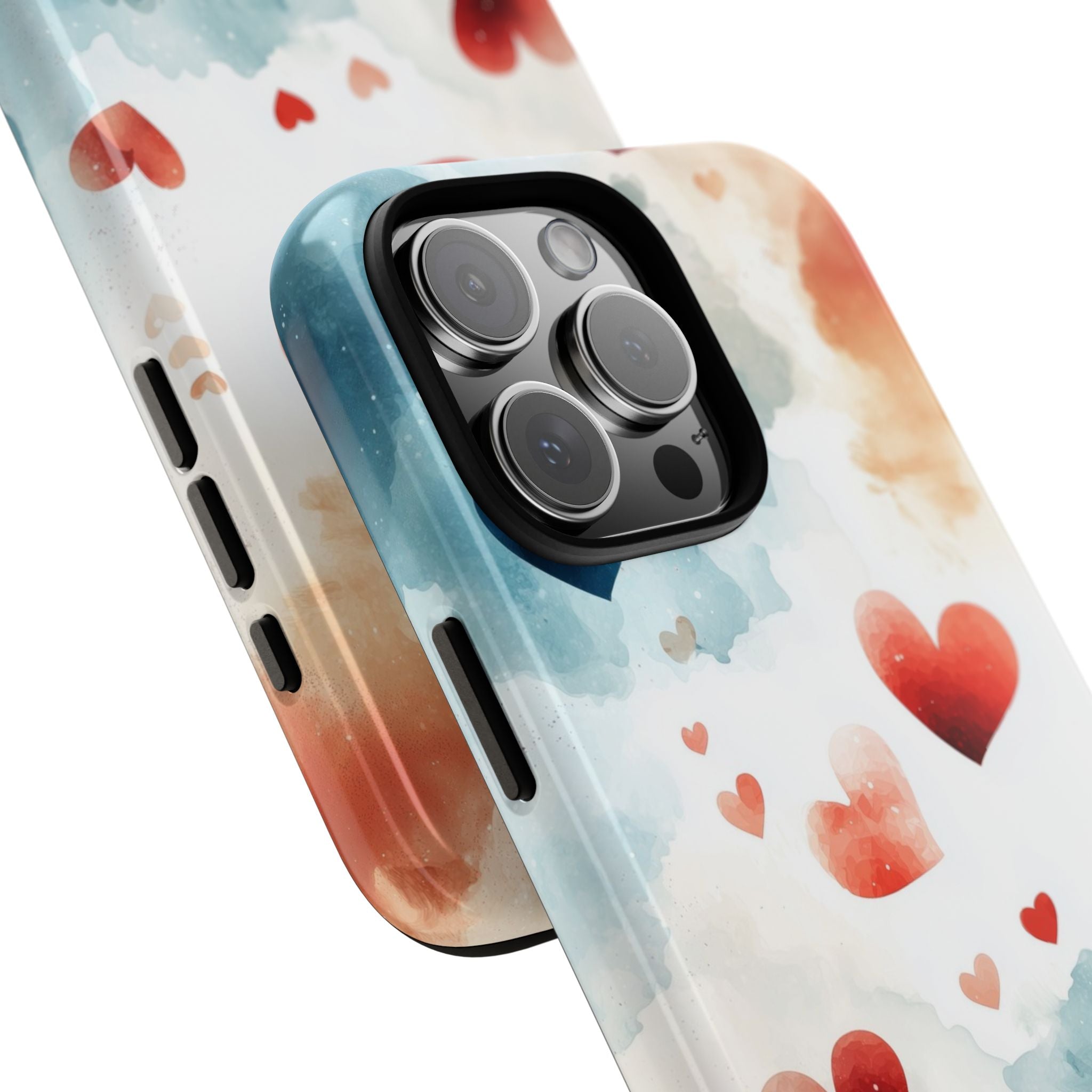 Floating Hearts Dance - iPhone Case